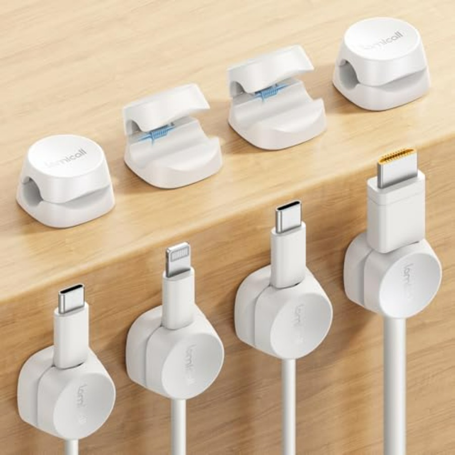 Car Cable Organizer - Набор из 8 органайзеров для кабелей,