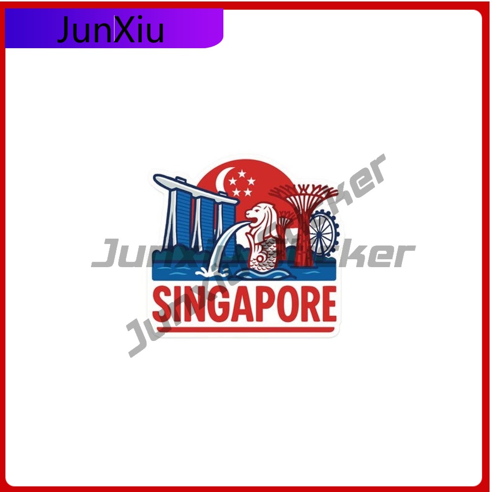 Car Accessories Singapore - Сингапурская наклейка, аксессуар, декоративная виниловая наклейка,