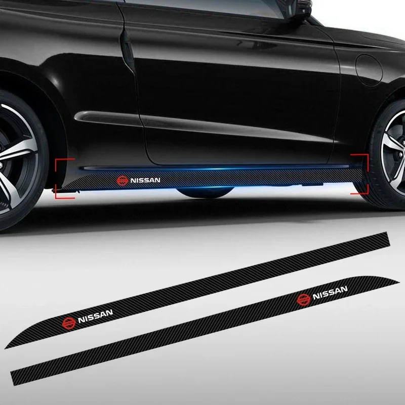 Car Accessories Nissan Xtrail - 2 шт. наклейки на боковые пороги