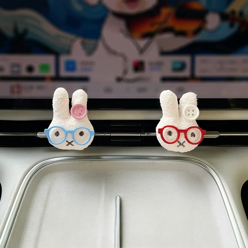 Car Fragrance Diffuser - Милый кролик в очках: ароматизатор для