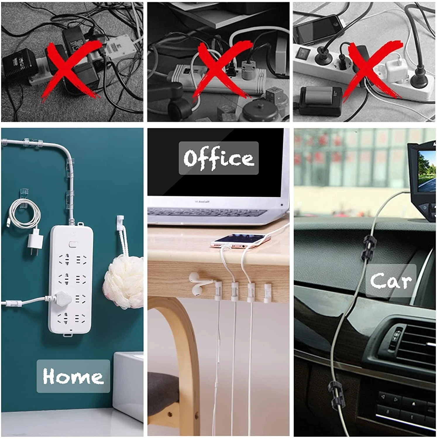Органайзер для кабелей, самокл – обзор и цена Car Cable Organizer