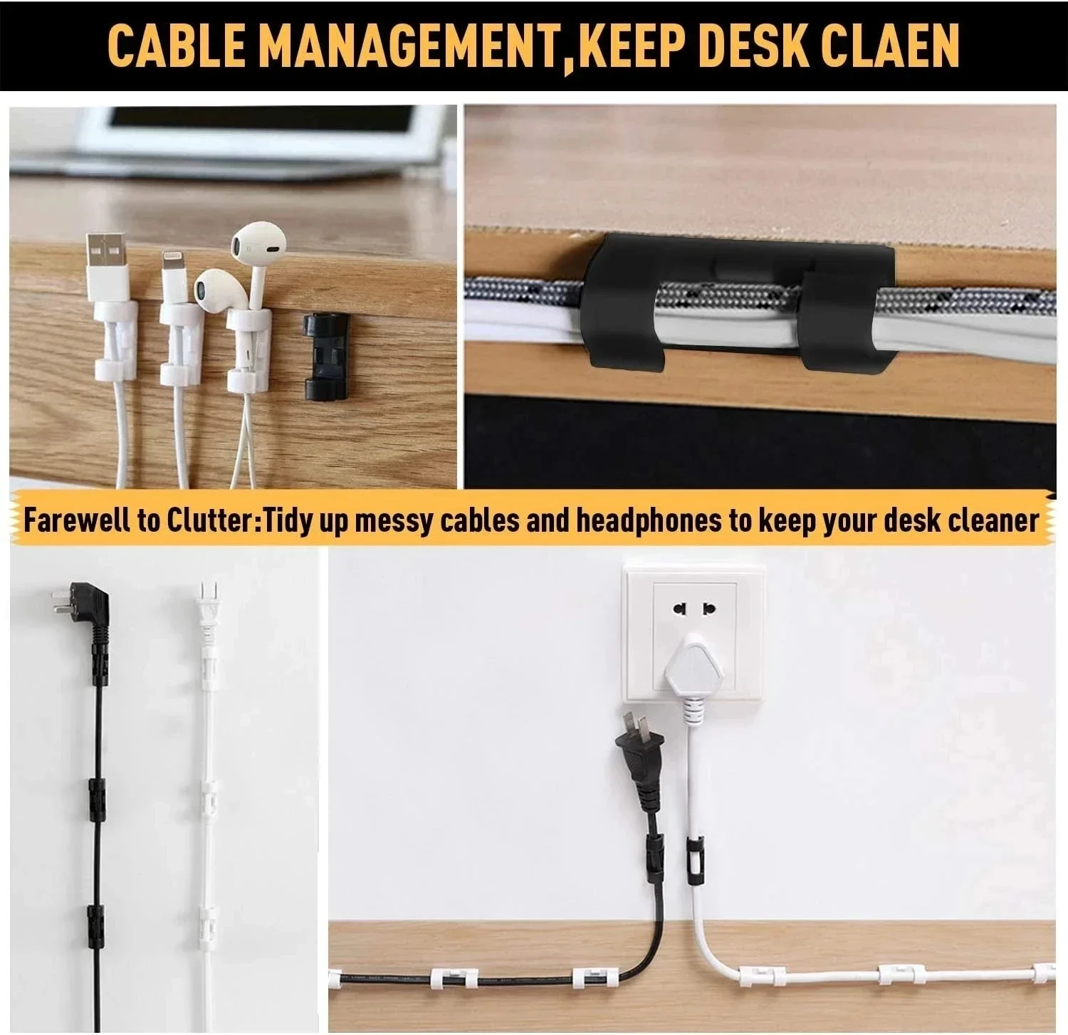 Органайзер для кабелей, самокл – обзор и цена Car Cable Organizer