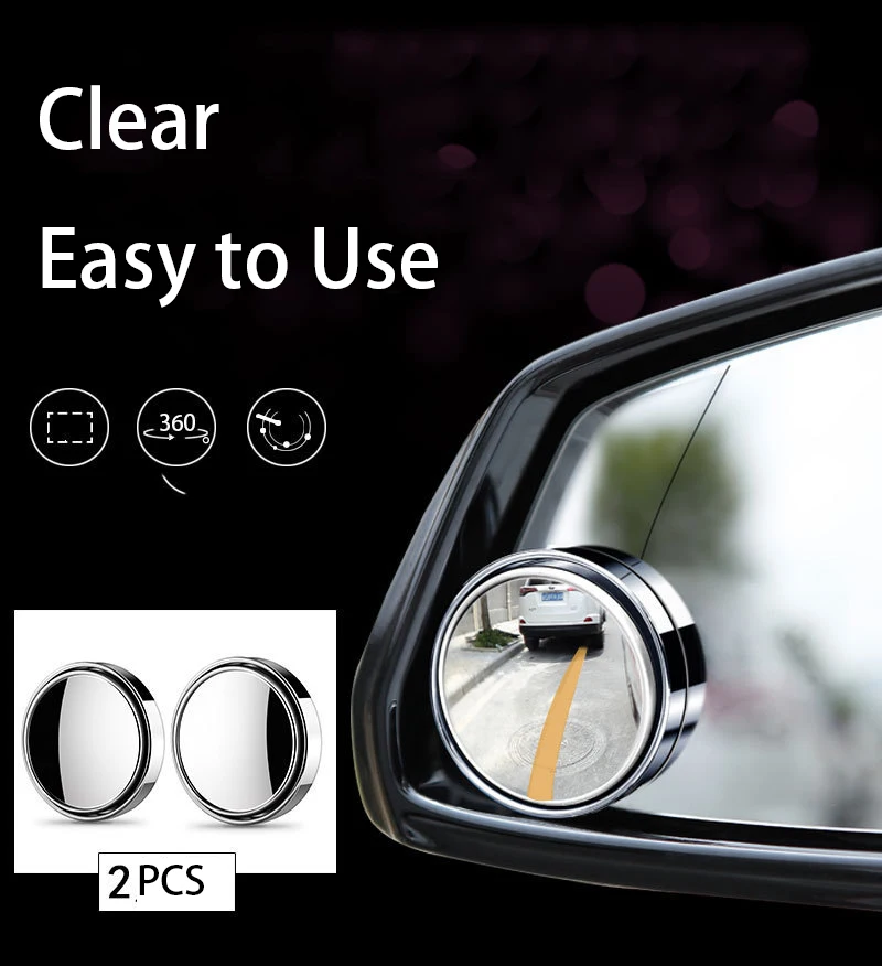 360 °   Регулируемое широкоуго – обзор и цена Car Blind Spot Mirror