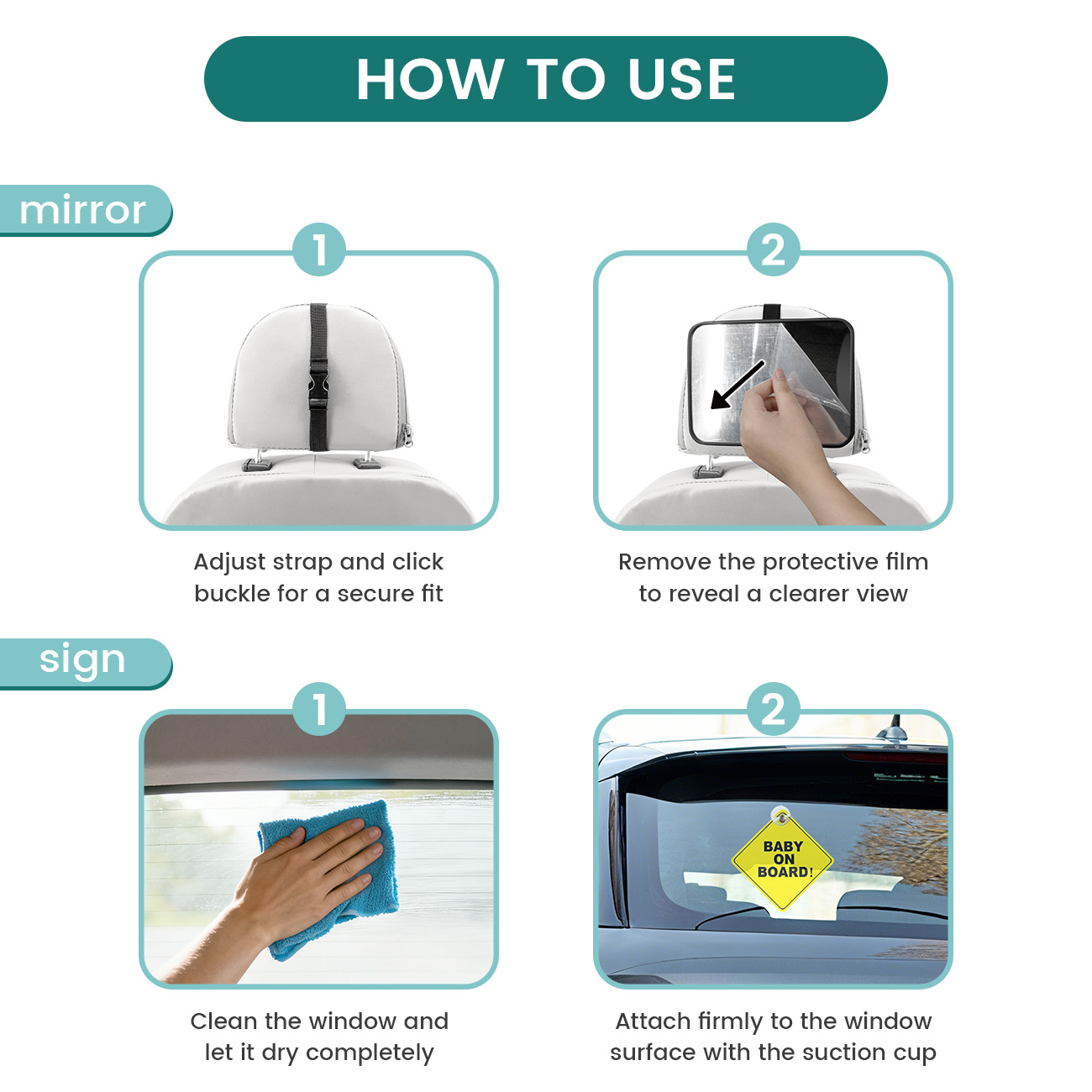 Небьющееся детское автомобильн – обзор и цена Car Blind Spot Mirror