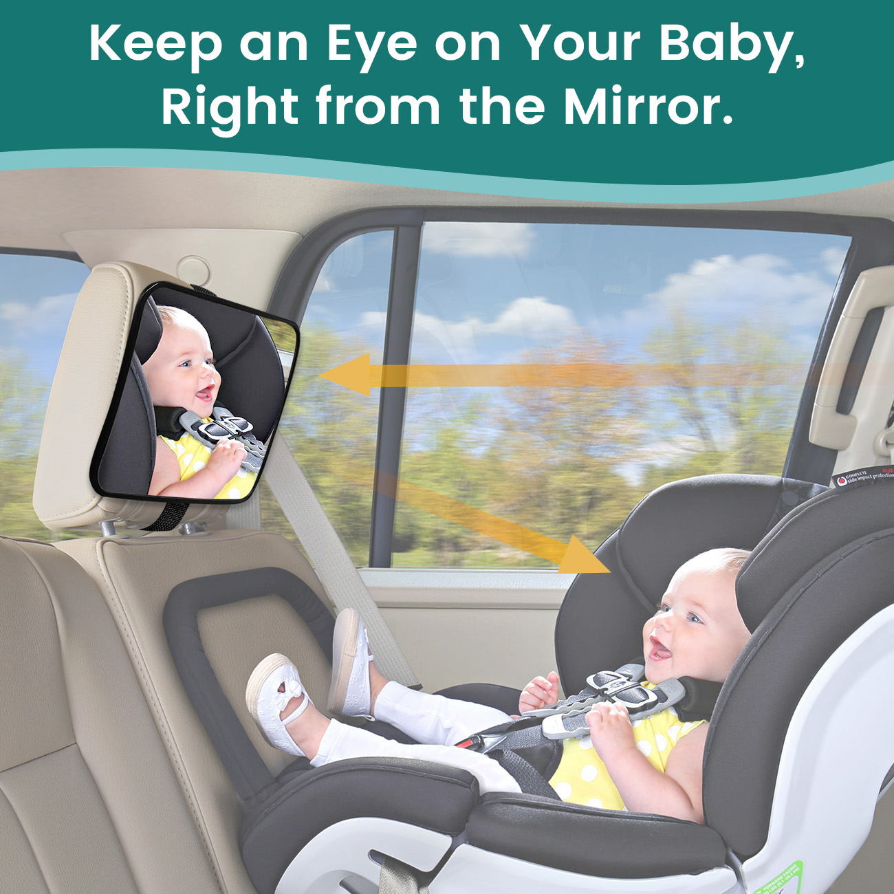 Небьющееся детское автомобильн – обзор и цена Car Blind Spot Mirror