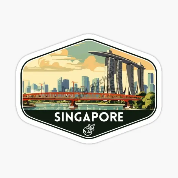 Флаг Сингапура, карта, пейзаж  – обзор и цена Car Accessories Singapore