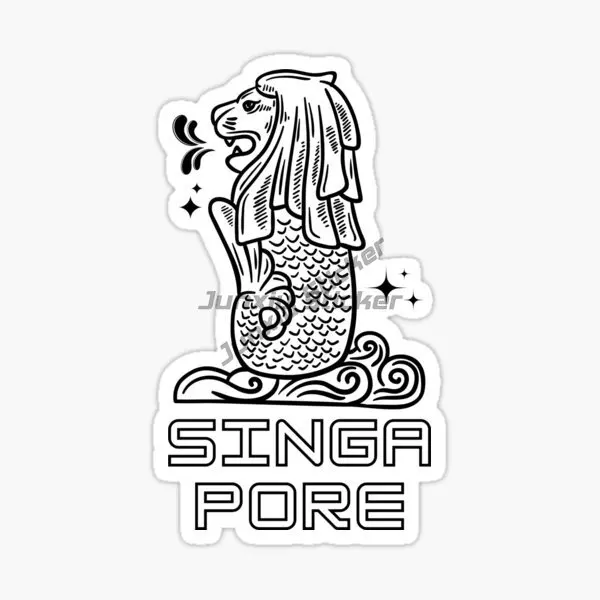 Флаг Сингапура, карта, пейзаж  – обзор и цена Car Accessories Singapore