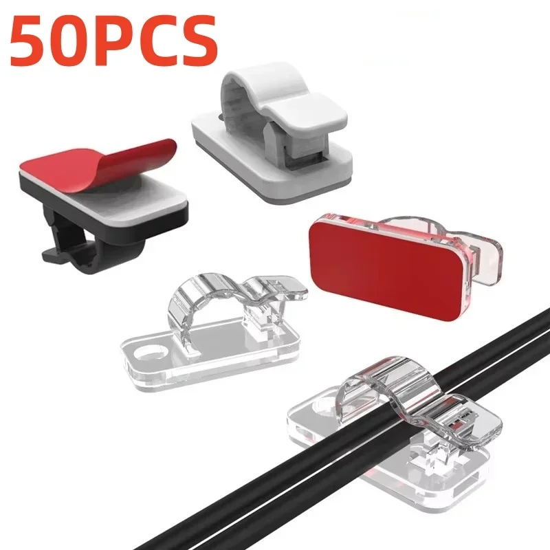 10/50 шт. самоклеящиеся зажимы – обзор и цена Car Cable Organizer