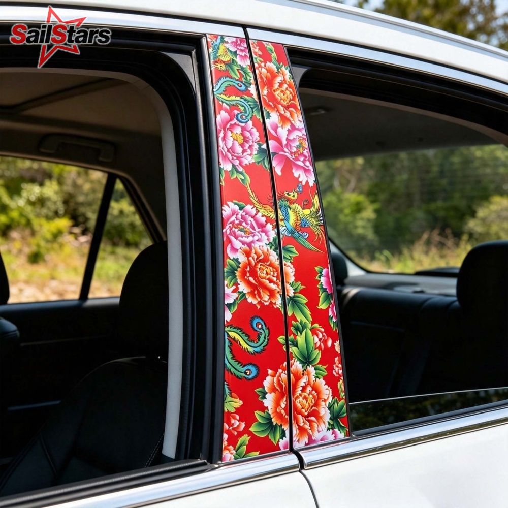 Феникс ‌   Наклейки с цветочны – обзор и цена Car Accessories Phoenix