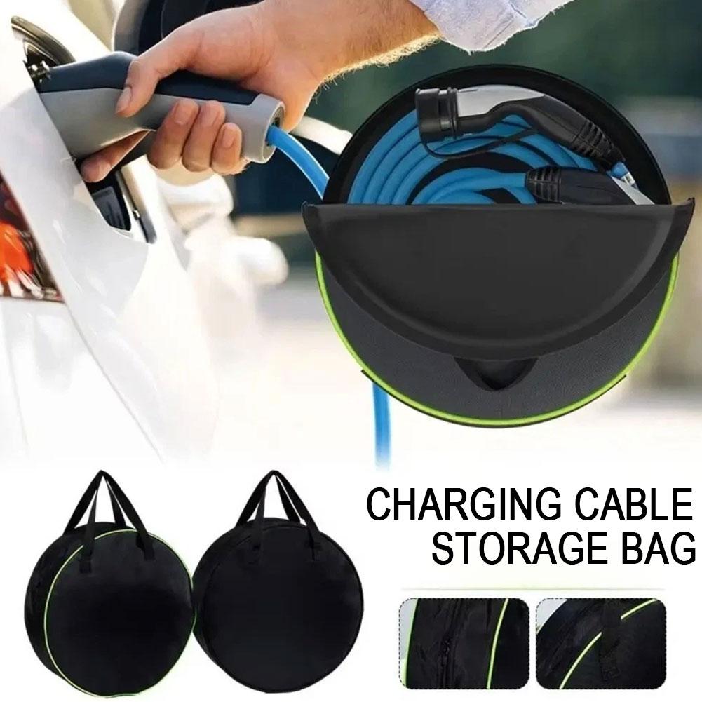 Прочная круглая сумка для хран – обзор и цена Car Cable Organizer