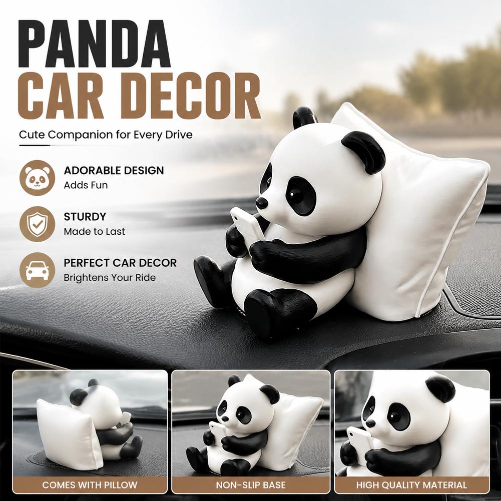 Мультяшная фигурка панды, укра – обзор и цена Car Accessories Oman