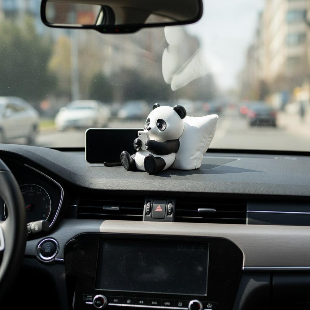 Мультяшная фигурка панды, укра – обзор и цена Car Accessories Oman